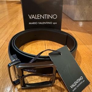 Valentino Black Leather belt